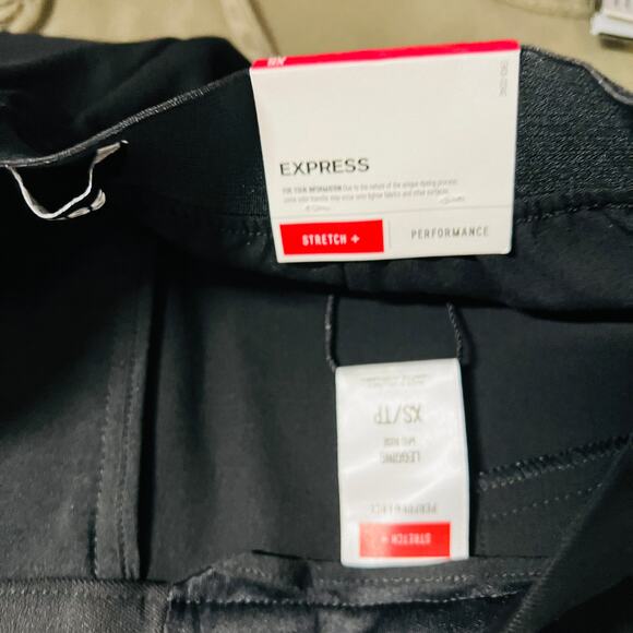 NEW! Express Zip Fly Legging Mid Rise Office Career Casual Black - XS - Picture 6 of 6